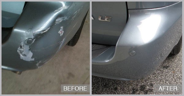 2013 Toyota Sienna Before and After at Preston Auto Body in Preston MD