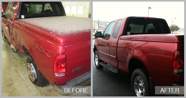 Ford F-150 Before and After at Preston Auto Body in Preston MD